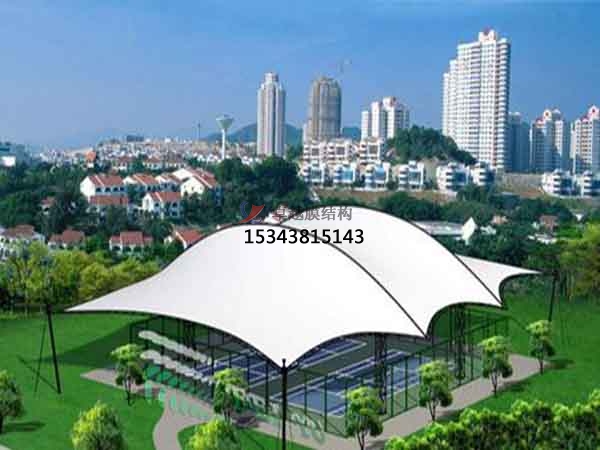 吳忠市籃球場膜結(jié)構(gòu)罩棚【設計施工】